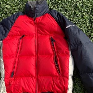 Vintage reversible nautica puff jacket